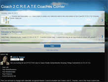 Tablet Screenshot of coach-2-create.blogspot.com