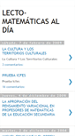 Mobile Screenshot of lecto-matematicas-hoy.blogspot.com