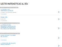 Tablet Screenshot of lecto-matematicas-hoy.blogspot.com