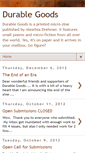 Mobile Screenshot of durablegoodsmicrozine.blogspot.com