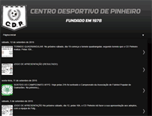 Tablet Screenshot of centrodesportivopinheiro.blogspot.com