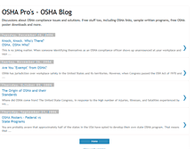 Tablet Screenshot of osha-pros.blogspot.com