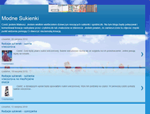 Tablet Screenshot of modnesukienki.blogspot.com