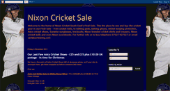 Desktop Screenshot of nixoncricket.blogspot.com