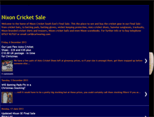 Tablet Screenshot of nixoncricket.blogspot.com