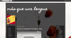 Desktop Screenshot of masqueunalengua.blogspot.com