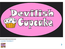 Tablet Screenshot of devilishcupcake.blogspot.com