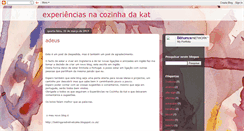 Desktop Screenshot of experienciasnacozinhadakat.blogspot.com