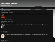 Tablet Screenshot of janelleheadley.blogspot.com