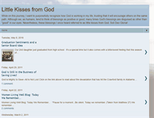 Tablet Screenshot of littlekissesfromgod.blogspot.com