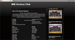 Desktop Screenshot of mibarchery.blogspot.com