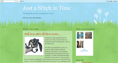 Desktop Screenshot of justastitchintime.blogspot.com