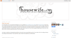 Desktop Screenshot of housewifeish.blogspot.com