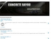 Tablet Screenshot of concretebayou.blogspot.com