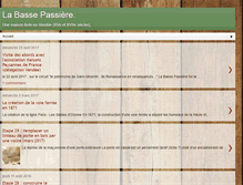 Tablet Screenshot of labassepassiere.blogspot.com