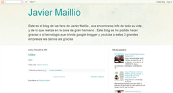 Desktop Screenshot of javiermaillio.blogspot.com