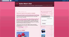 Desktop Screenshot of buttonmakersball.blogspot.com