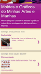 Mobile Screenshot of moldesegraficosdominhasartesemanhas.blogspot.com