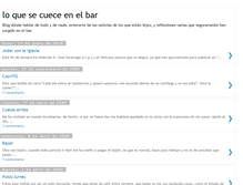 Tablet Screenshot of loquesecuecenelbar.blogspot.com