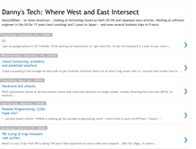 Tablet Screenshot of dannytech.blogspot.com