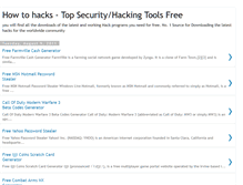 Tablet Screenshot of how-to-hacks.blogspot.com