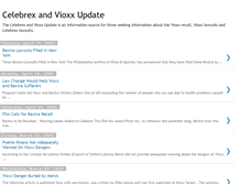 Tablet Screenshot of celebrex-vioxx-update.blogspot.com