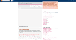 Desktop Screenshot of internationalexperiences.blogspot.com