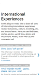 Mobile Screenshot of internationalexperiences.blogspot.com