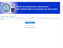 Tablet Screenshot of exalumnosimasanisidro-oraciones.blogspot.com