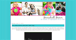 Desktop Screenshot of marschallmanor.blogspot.com