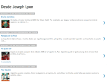 Tablet Screenshot of desdejosephlyon.blogspot.com