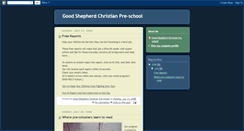 Desktop Screenshot of goodshepherdpreschool.blogspot.com