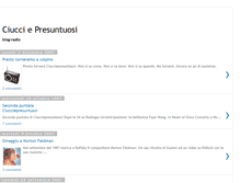 Tablet Screenshot of ciucciepresuntuosi.blogspot.com