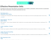 Tablet Screenshot of presentationskillsinfo.blogspot.com
