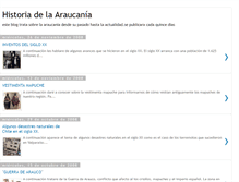 Tablet Screenshot of delpasadoalpresentedelaaraucania.blogspot.com