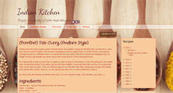Desktop Screenshot of indiankitchen.blogspot.com