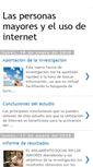 Mobile Screenshot of laspersonasmayoresyelusodeineternet.blogspot.com