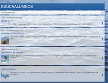Tablet Screenshot of educaalumnos.blogspot.com