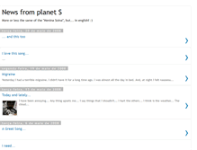 Tablet Screenshot of newsfromplanets.blogspot.com