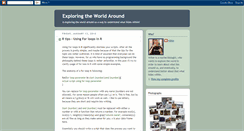 Desktop Screenshot of exploringtheworldaround.blogspot.com