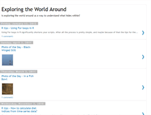 Tablet Screenshot of exploringtheworldaround.blogspot.com
