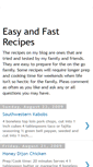 Mobile Screenshot of easyandfastrecipes.blogspot.com