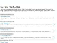 Tablet Screenshot of easyandfastrecipes.blogspot.com