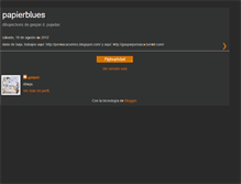 Tablet Screenshot of papierblues.blogspot.com