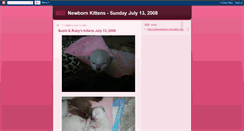Desktop Screenshot of july132008kittens.blogspot.com
