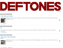 Tablet Screenshot of deftonesmx.blogspot.com