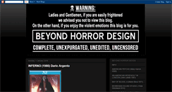 Desktop Screenshot of beyondhorrordesign.blogspot.com