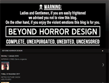 Tablet Screenshot of beyondhorrordesign.blogspot.com