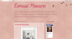 Desktop Screenshot of esensualpleasures.blogspot.com