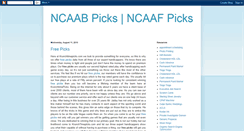 Desktop Screenshot of ncaab-picks.blogspot.com